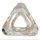 30mm Triangle Cosmic Ring Silver Shade