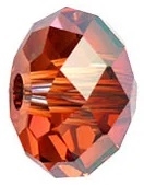 Swarovski 4mm Briolette Bead (Gemstone) Red Magma