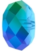 Swarovski 6mm Briolette Bead (Gemstone) Caribbean Blue Opal AB 2X