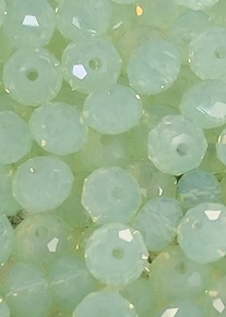 Swarovski 6mm Briolette Bead (Gemstone) Chrysolite Opal