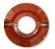 12.5mm Ring Bead Red Magma