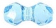 11 x 6mm Modular Bead Aquamarine
