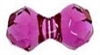 11 x 6mm Modular Bead Fuchsia