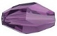 12 x 6mm Polygon Bead - Amethyst