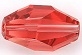 18 x 12mm Polygon Bead Padparadscha