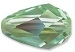 9 x 6mm Drop Bead- Peridot AB