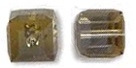 6mm Cube Bead Bronze Shade