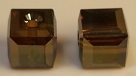 6mm Cube Bead Bronze Shade 2X