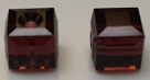 6mm Cube Bead Burgundy