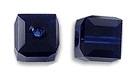 6mm Cube Bead Dark Indigo