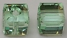 8mm Cube Bead Chrysolite