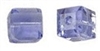 8mm Cube Bead Provence Lavender