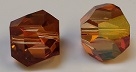 4mm Graphic Cube Crystal Copper