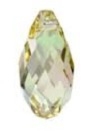 13 x 6.5mm Briolette Pendant Luminous Green