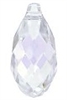 13 x 6.5mm Briolette Pendant Crystal Moonlight