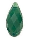 13 x 6.5mm Briolette Pendant Palace Green Opal