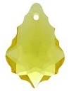 16 x 11mm Baroque/Fancy Pendant Light Topaz