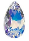 16mm Teardrop Pendant Crystal AB