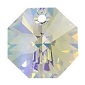 12mm Octagon Pendant Crystal AB