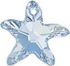 20mm Starfish Pendant Crystal