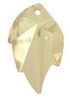 26mm Leaf Pendant Golden Shadow