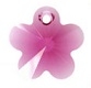 14mm Flower Pendant Fuchsia