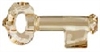 30mm Key Pendant Golden Shadow