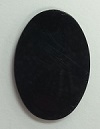 40 x 30mm Oval Acrylic Mirror-BLACK