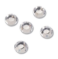 Acrylic/Plastic Round Rhinestone-8mm