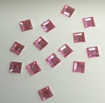 Acrylic/Plastic Square Flat Back-5mm