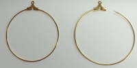 Beading Hoop Earring-1 3/4"