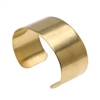 Brass Bracelet Blank Cuff-1 1/8" FLAT