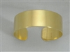 Brass Bracelet Blank Cuff-3/4" FLAT