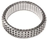 Cha Cha Expansion Bracelet Blank-3 ROW SILVER