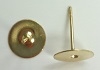 8mm Flat Post Earrings-No Loop