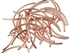 2 x 38mm Plated Curved Tube-COPPER