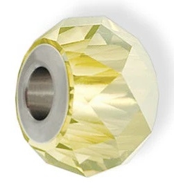 Swarovski BeCharmed Briolette Large Hole Bead- Jonquil