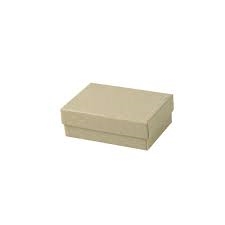 #21 Kraft Solid Top Jewelry Box- 2 1/2" x 1 1/2" x 7/8"