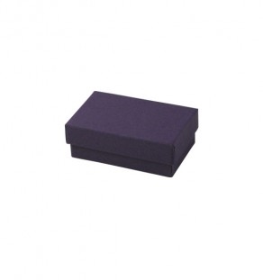 #21 Purple Solid Top Jewelry Box- 2 1/2" x 1 1/2" x 7/8"
