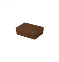 #32 Cocoa Solid Top Jewelry Box- 3 1/8" x 2 1/8" x 1"