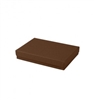 #53 Cocoa Solid Top Jewelry Box- 5 1/4" x 3 3/4" x 7/8"