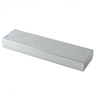 #82 Silver Solid Top Jewelry Box- 8" x 2" x 7/8"