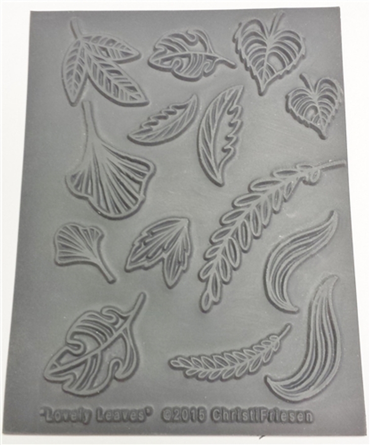 Christi Friesen Texture Stamp - Lovely Leaves #747