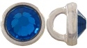 Crystaletts&#194;&#174; with Swarovski-3mm- Capri Blue/Silver