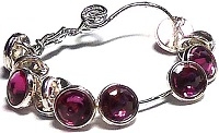 Crystaletts&#194;&#174; with Swarovski-3mm- Fuchsia/Silver