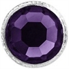 Crystaletts&#194;&#174; with Swarovski-3mm- Purple Velvet/Silver