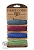 Hemptique Hemp Cord Set - 20# Test - Earthy Pastel