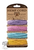 Hemptique Hemp Cord Set - 20# Test - Pastel