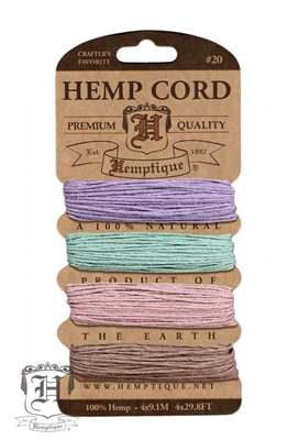 Hemptique Hemp Cord Set - 20# Test - Vintage