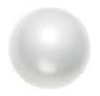 4.5mm Acrylic Flat Back Pearl Cabochon